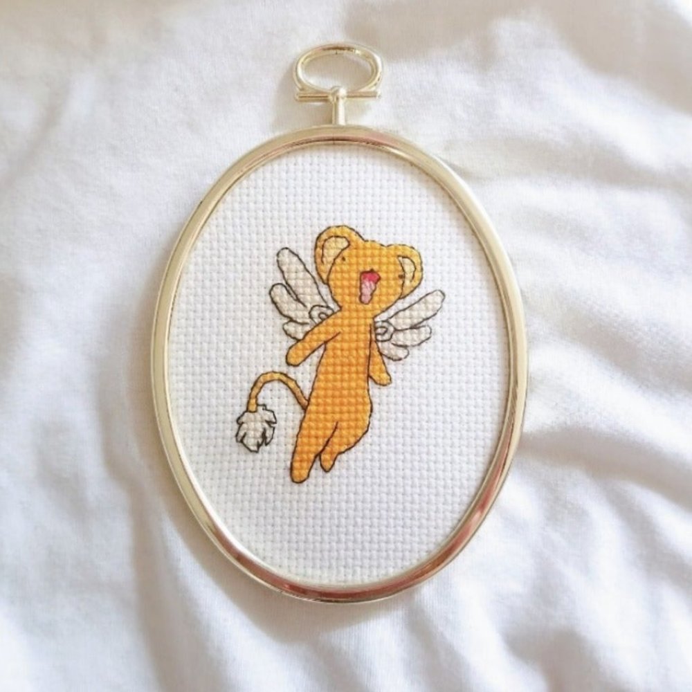 Cardcaptor Sakura Kero embroidery hoop